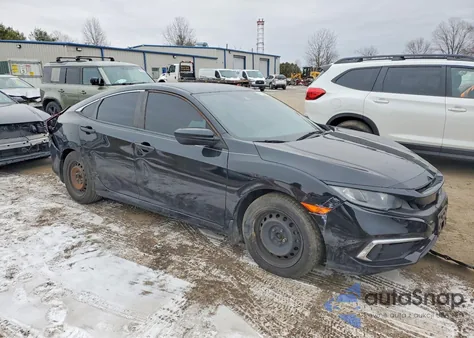 2020 Honda Civic Lx из США, поврежденный, VIN 2HGFC2F62LH551136